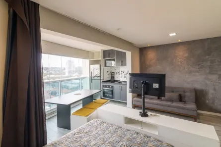 Apartamento com 1 Quarto para alugar, 34m² no Pinheiros, São Paulo