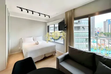 Flat com 1 Quarto à venda, 27m² no Vila Nova Conceição, São Paulo