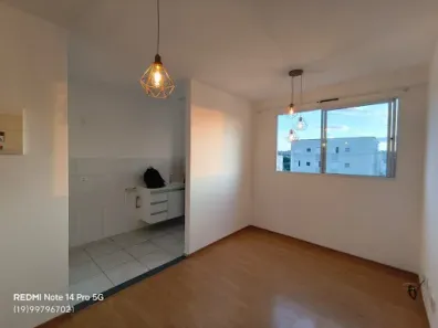 Apartamento com 2 Quartos para alugar, 44m² no Vila Monte Alegre, Paulínia