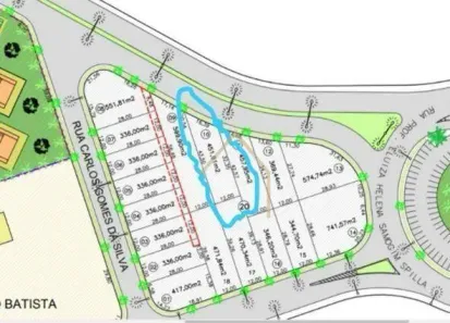 Lote/Terreno à venda, 452m² no Jardim Santana, Americana