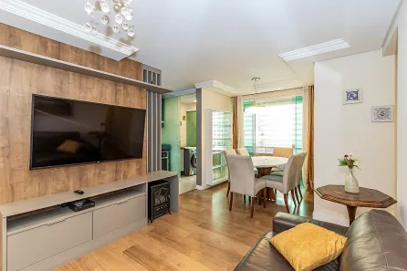 Apartamento com 3 Quartos para alugar, 74m² no Bacacheri, Curitiba