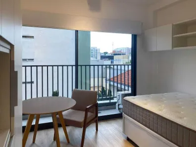 Apartamento com 1 Quarto para alugar, 24m² no Jardim das Acácias, São Paulo