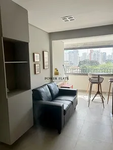 Flat com 1 Quarto para alugar, 30m² no Indianópolis, São Paulo