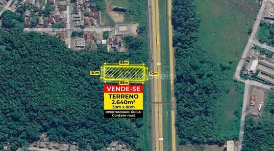 Lote/Terreno à venda, 2640m² no Vila Trevo, Garuva