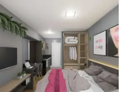 Apartamento com 1 Quarto à venda, 20m² no Rebouças, Curitiba
