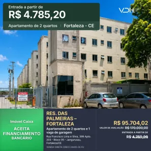 Apartamento com 2 Quartos à venda, 38m² no Jangurussu, Fortaleza