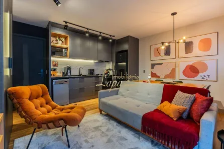 Apartamento com 1 Quarto para alugar, 37m² no Lapa de Baixo, São Paulo