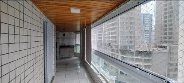 Apartamento com 3 Quartos para alugar, 101m² no Canto do Forte, Praia Grande