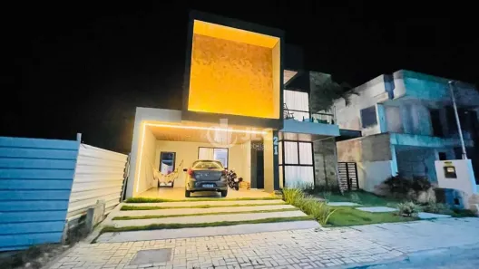 Casa de Condomínio com 3 Quartos à venda, 217m² no Zona de Expansão (Olhos D'Agua), Barra dos Coqueiros