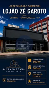 Ponto Comercial para alugar, 500m² no Patronato, São Gonçalo
