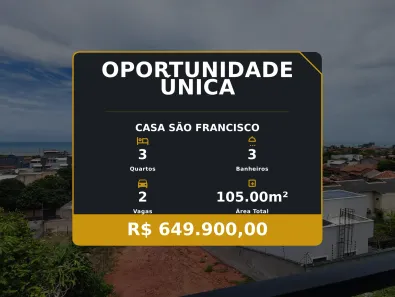 Casa com 3 Quartos à venda, 105m² no São Francisco, Serra