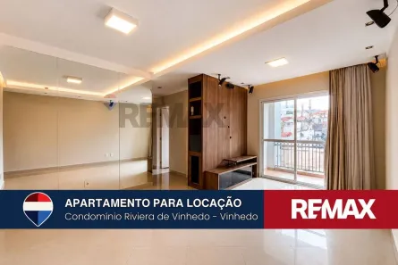 Apartamento com 3 Quartos para alugar, 88m² no Santa Claudina, Vinhedo