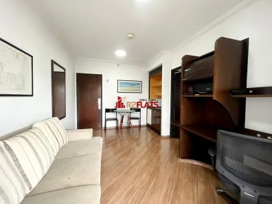Flat com 1 Quarto para alugar, 34m² no Indianópolis, São Paulo