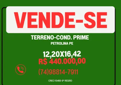 Lote/Terreno à venda, 200m² no Cidade Universitária, Petrolina