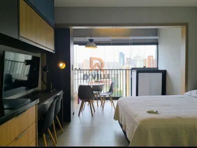 Apartamento com 1 Quarto para alugar, 25m² no Bela Vista, São Paulo