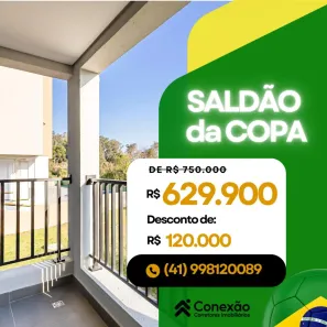 Apartamento com 3 Quartos à venda, 73m² no Tingui, Curitiba