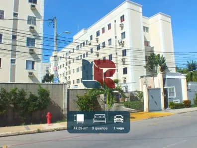 Apartamento com 2 Quartos para alugar, 47m² no Messejana, Fortaleza