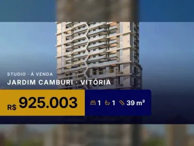 Apartamento com 1 Quarto à venda, 39m² no Jardim Camburi, Vitória