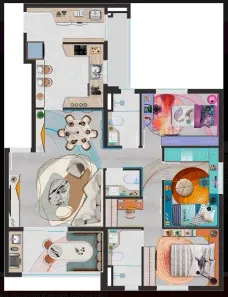 Apartamento com 3 Quartos à venda, 96m² no Jardim Guarulhos, Guarulhos