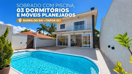 Sobrado com 3 Quartos à venda, 209m² no Barra do Saí, Itapoá