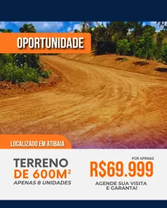 Lote/Terreno à venda, 600m² no Alpes de Atibaia, Atibaia