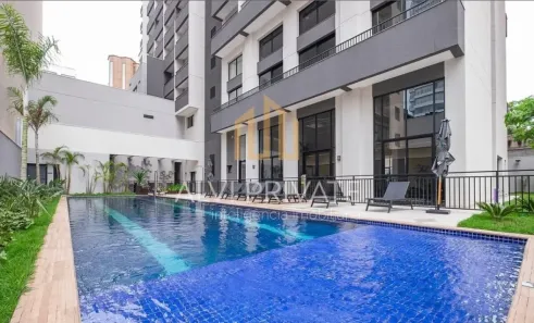 Flat com 1 Quarto para venda ou aluguel, 27m² no Pinheiros, São Paulo