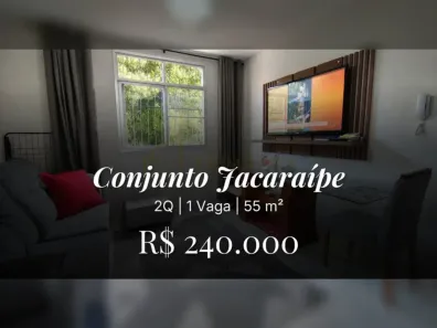 Apartamento com 2 Quartos à venda, 55m² no Conjunto Jacaraípe, Serra