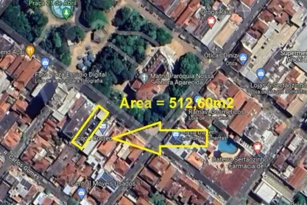 Lote/Terreno à venda, 513m² no Centro, Sertãozinho