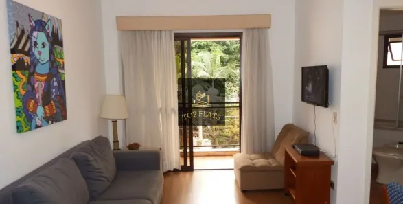 Flat com 1 Quarto para alugar, 40m² no Vila Nova Conceição, São Paulo