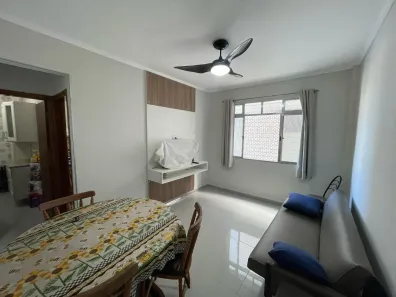 Apartamento com 1 Quarto para alugar, 64m² no Guilhermina, Praia Grande