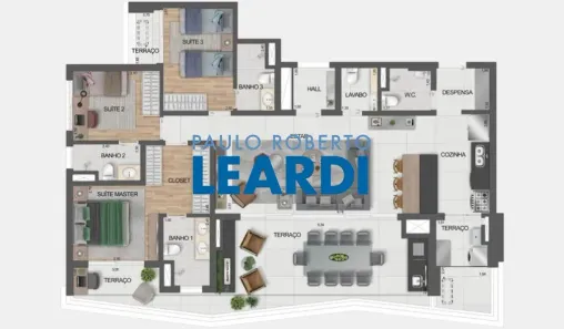 Apartamento com 3 Quartos à venda, 144m² no Paraíso, São Paulo