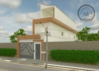 Casa de Condomínio com 3 Quartos à venda, 100m² no Aviação, Praia Grande