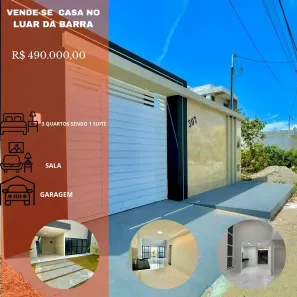 Casa com 3 Quartos à venda, 110m² no Luar da Barra, Barra dos Coqueiros