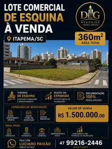 Lote/Terreno à venda, 360m² no Morretes, Itapema