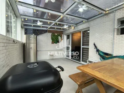 Apartamento com 2 Quartos para alugar, 112m² no Boqueirão, Santos