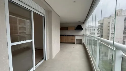 Apartamento com 3 Quartos para alugar, 134m² no Boqueirão, Santos