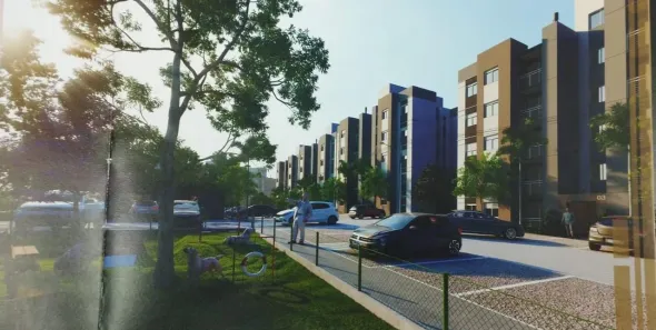 Apartamento com 2 Quartos à venda, 56m² no Fiuza, Viamão