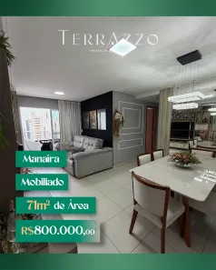 Apartamento com 3 Quartos à venda, 71m² no Manaíra, João Pessoa