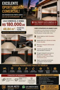 Ponto Comercial à venda, 48m² no Cocotá, Rio de Janeiro