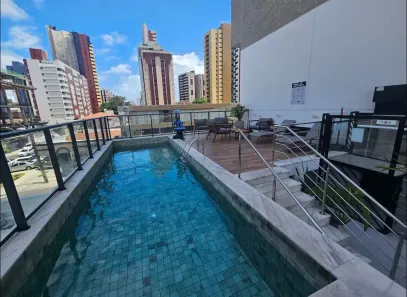 Flat com 1 Quarto à venda, 28m² no Manaíra, João Pessoa