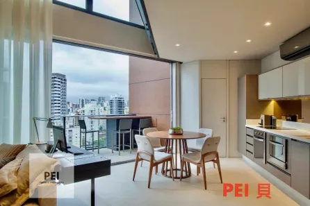 Cobertura com 1 Quarto para alugar, 110m² no Vila Olímpia, São Paulo