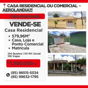 Casa com 9 Quartos à venda, 579m² no Alto da Balança, Fortaleza