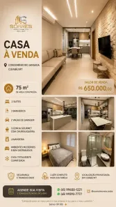 Casa de Condomínio com 2 Quartos à venda, 75m² no Jardim Imperial, Cuiabá