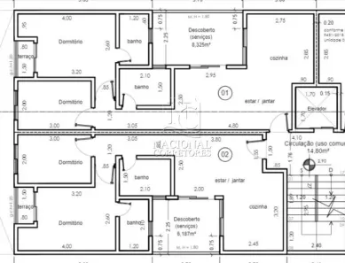 Apartamento com 2 Quartos à venda, 52m² no Jardim Ana Maria, Santo André