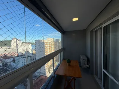 Apartamento com 1 Quarto para alugar, 52m² no Boqueirão, Praia Grande