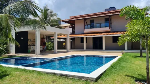 Casa de Condomínio com 4 Quartos à venda, 389m² no Busca Vida (Abrantes), Camaçari