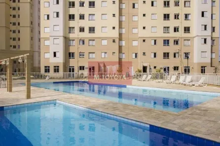 Apartamento com 2 Quartos para alugar, 44m² no Ponte Grande, Guarulhos