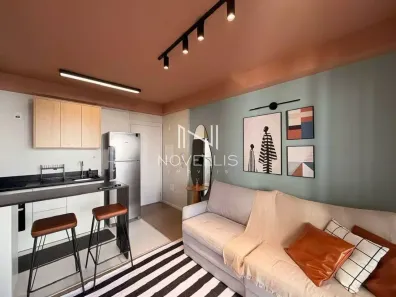 Apartamento com 1 Quarto para alugar, 33m² no Jardim Esplanada, São José dos Campos