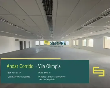 Imóvel Comercial à venda, 609m² no Vila Olímpia, São Paulo