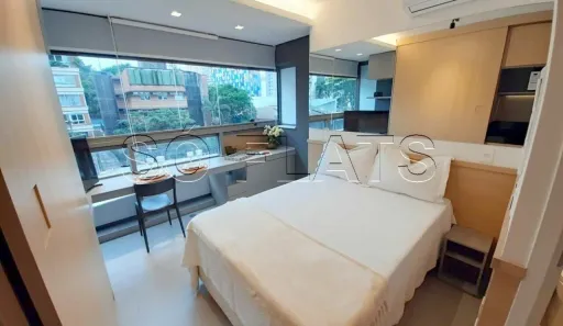Apartamento com 1 Quarto para alugar, 20m² no Pinheiros, São Paulo